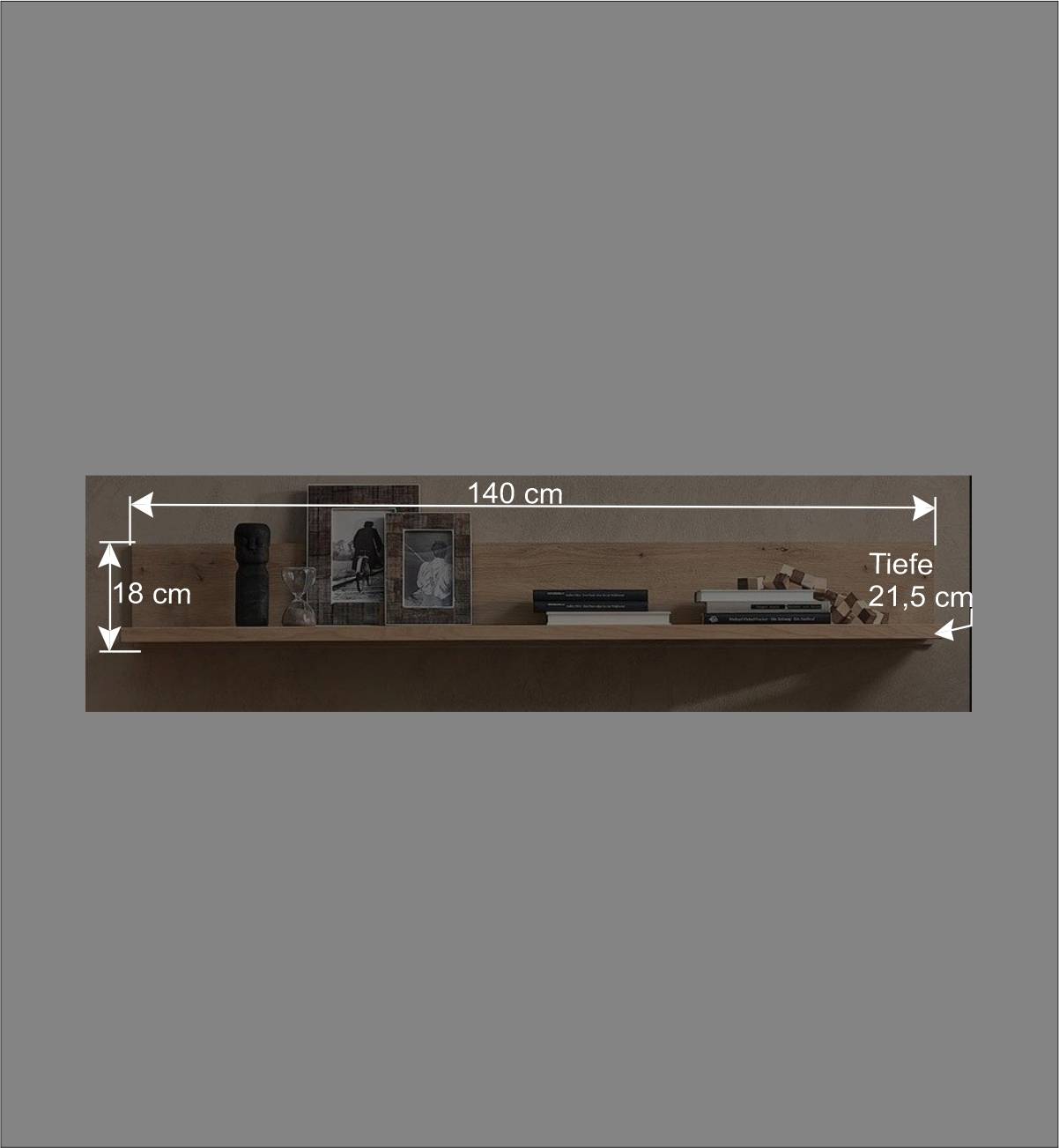 Wohnwand-Set fürs Wohnzimmer - Cymbal (vierteilig)