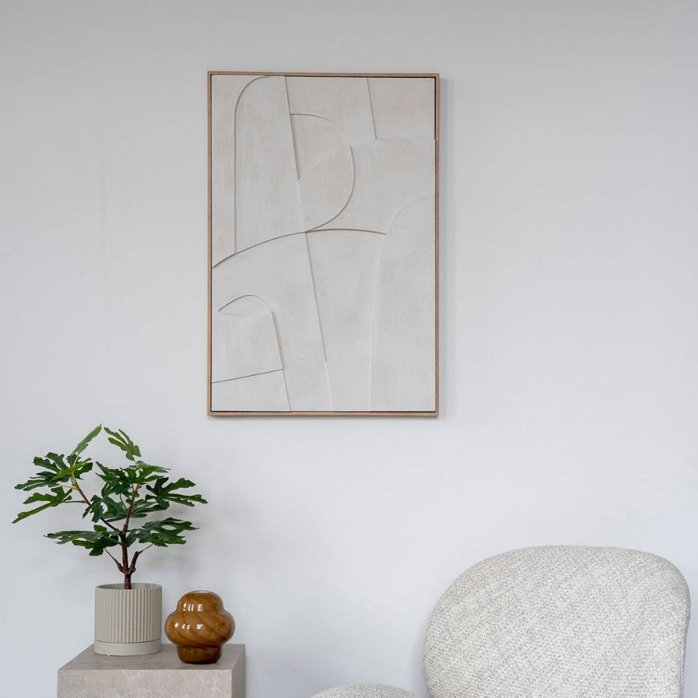 Wandbild mit abstraktem Relief - Clause