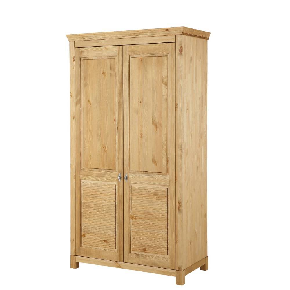 2-türiger Schlafzimmerschrank aus Kiefer - Lavronica