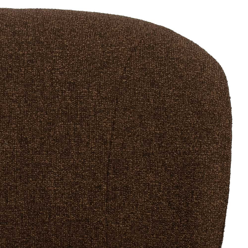 Wohnraum Webstoff Sessel in Braun - Ginnos