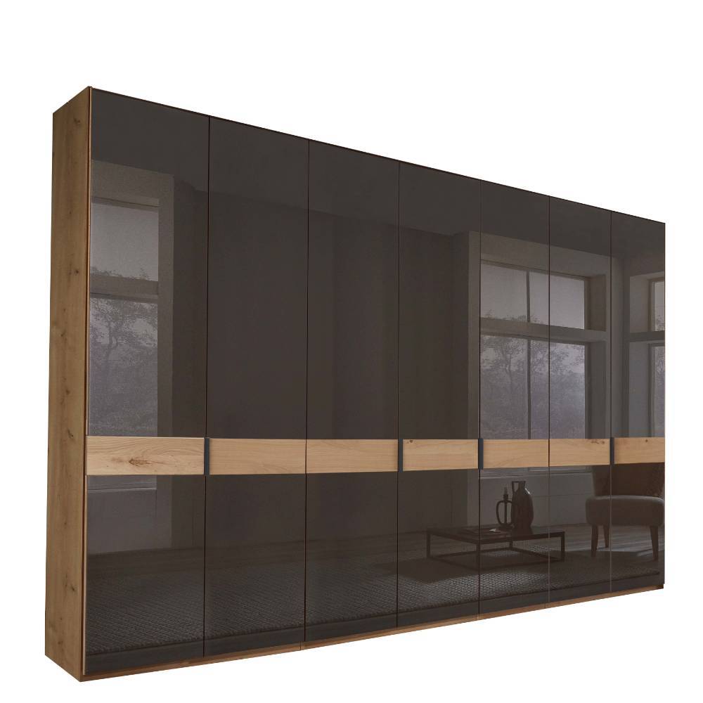 7-türiger Kleiderschrank mit Glasfront - Vutonia