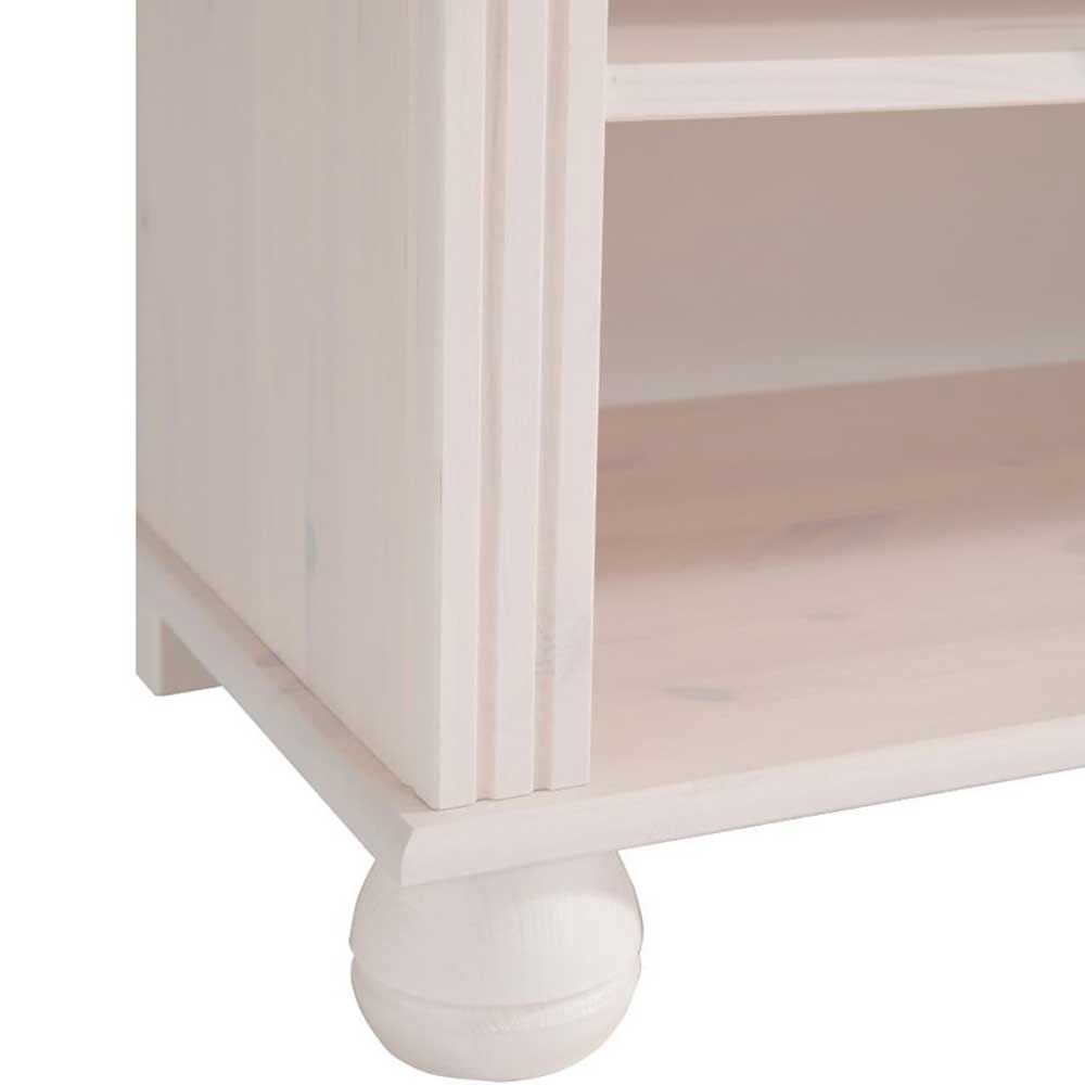77x116x31 Holzregal im Country Chic aus Kiefer - Oncerta