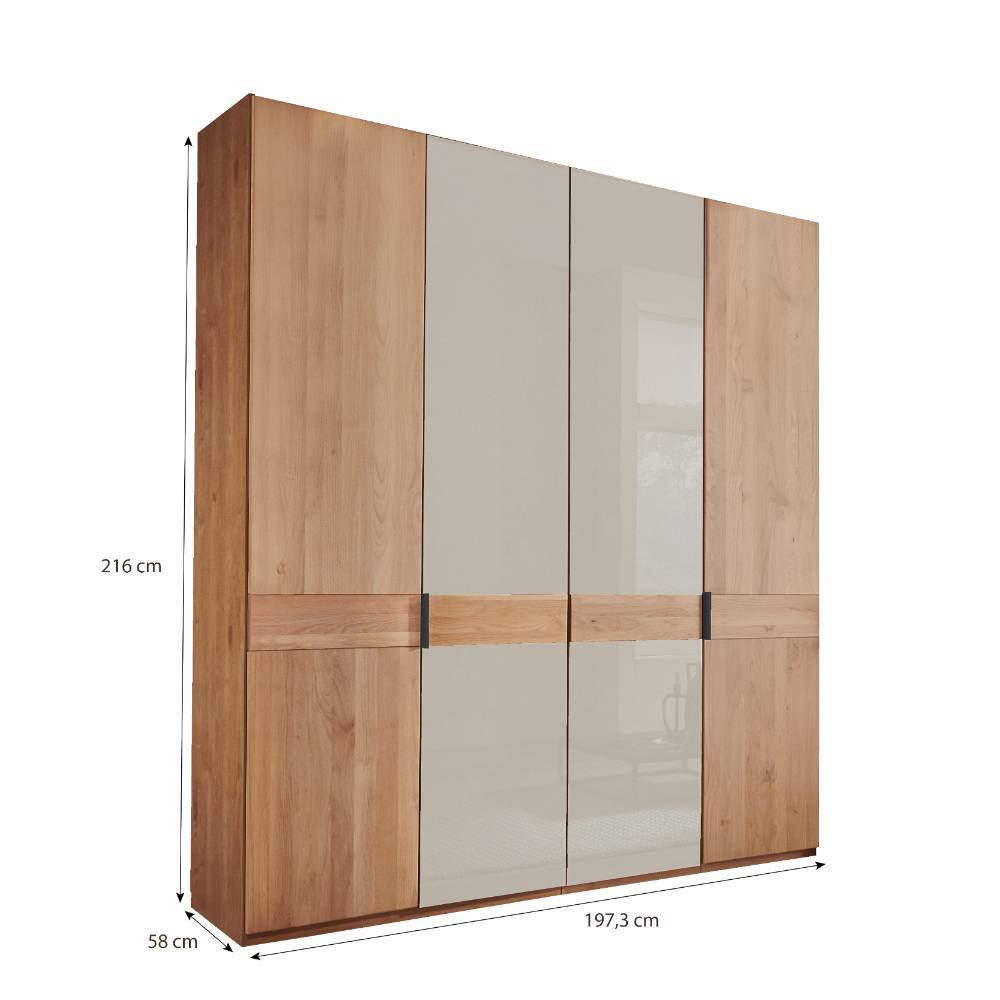 Schlafzimmer-Kleiderschrank mit vier Türen - Angelina