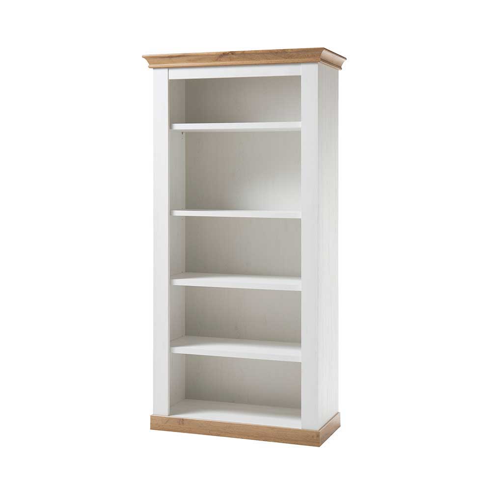 367cm Landhaus Anbauwand Set - Diatara (vierteilig)