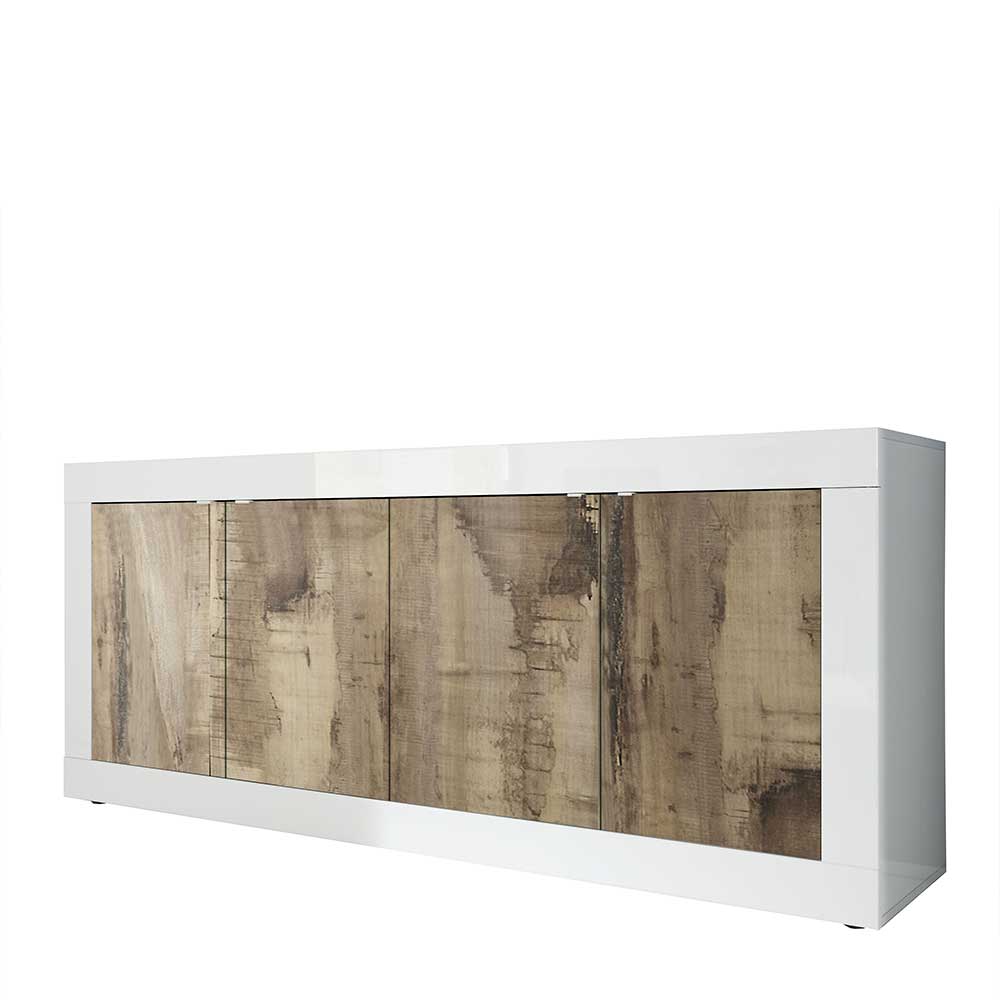 4-türiges Sideboard 207 cm breit - Olvenion