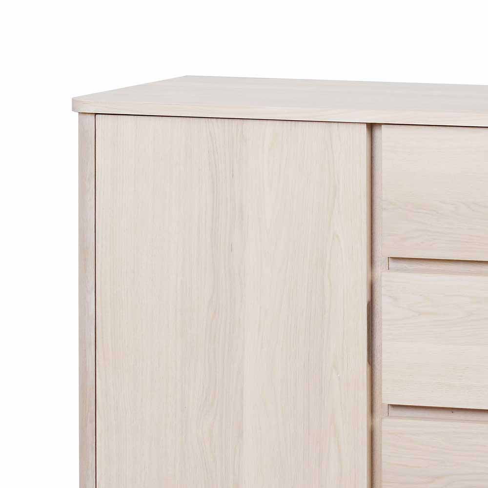 152 cm breites Sideboard in White Wash - Navassa
