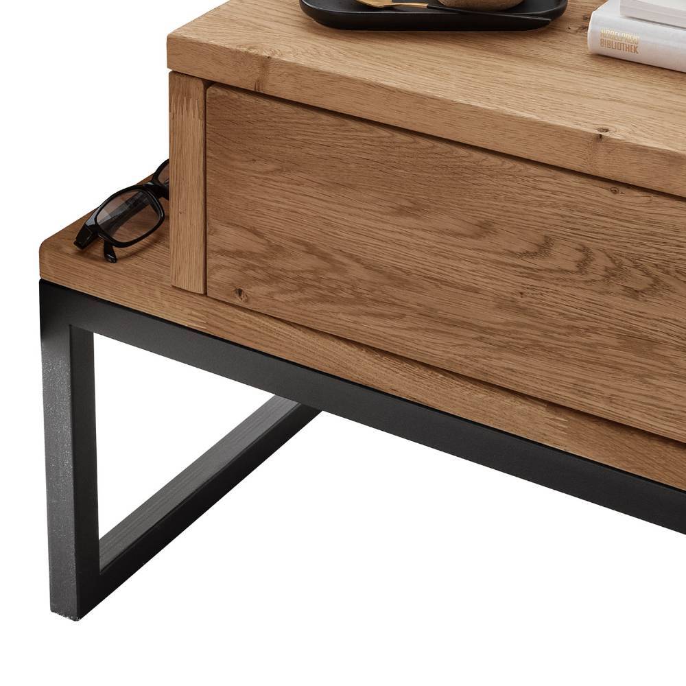 Design-Nachttisch aus Wildeiche Massivholz - Sangre