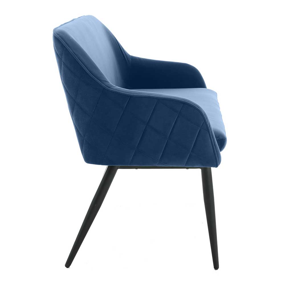 Küchenbank in Blau mit Schwarz - Zarcon