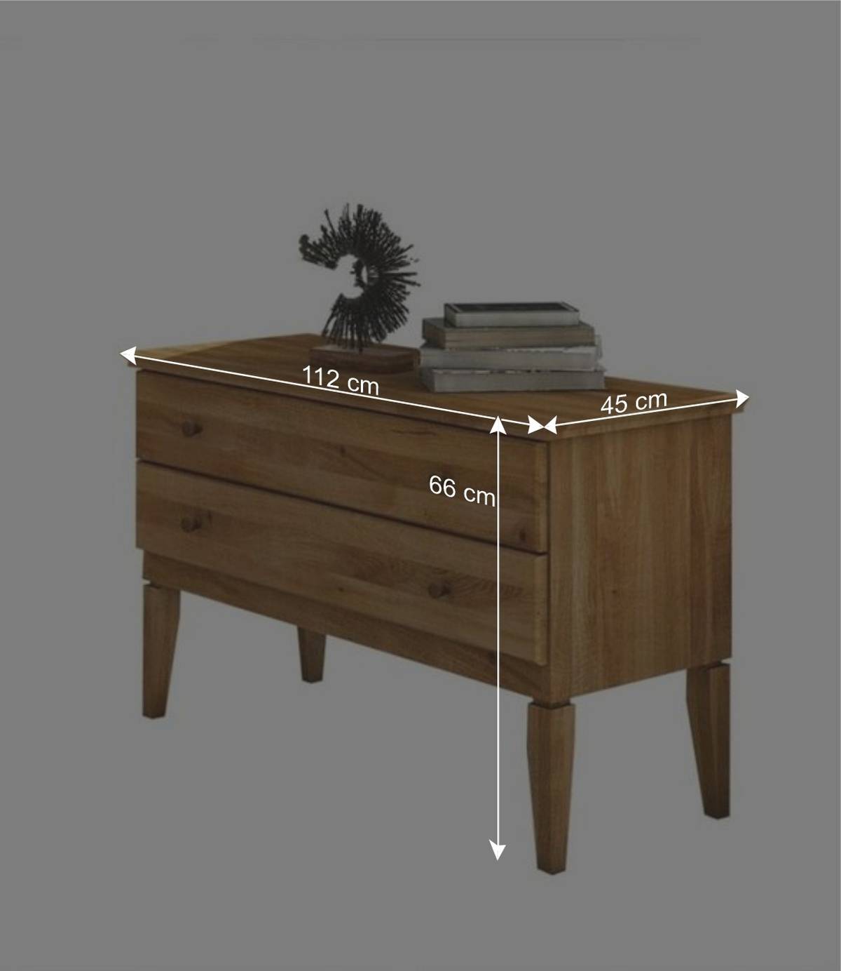 Schlafzimmer Kommode Masdamos aus Wildeiche Massivholz