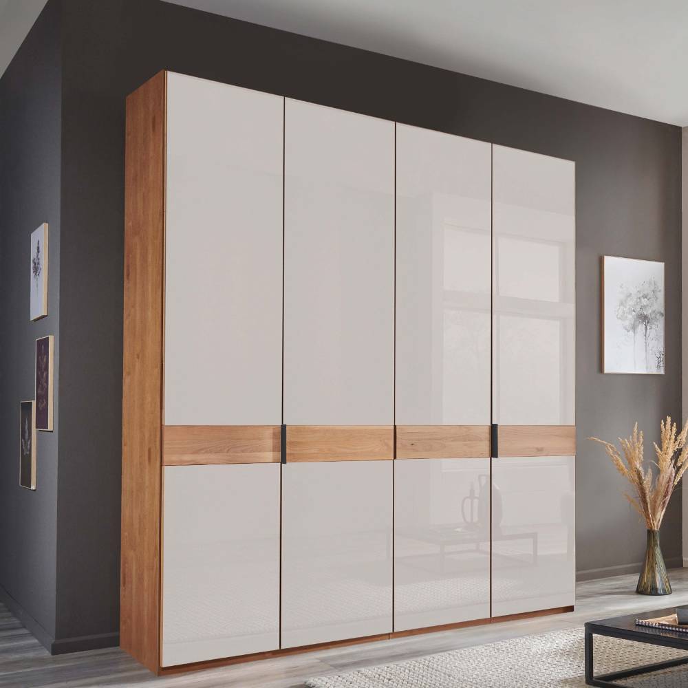 4-türiger Schlafzimmer-Schrank teilmassiv - Dilacco