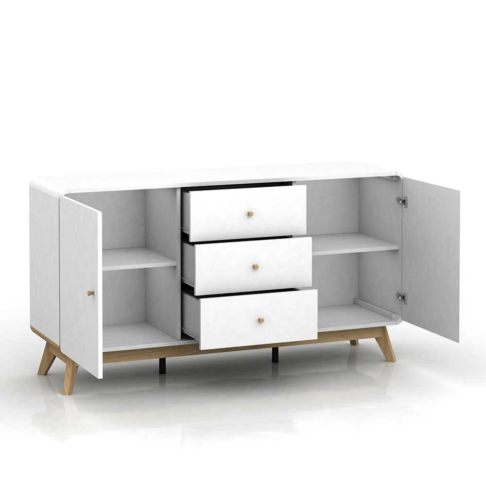 Günstiges Skandi Sideboard aus MDF - Kolreva