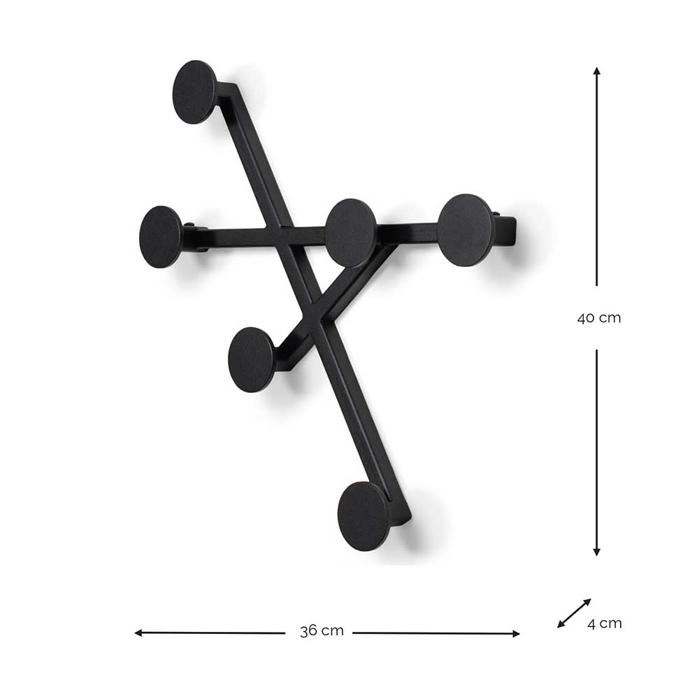Design-Hängegarderobe aus Stahl - Wetrano