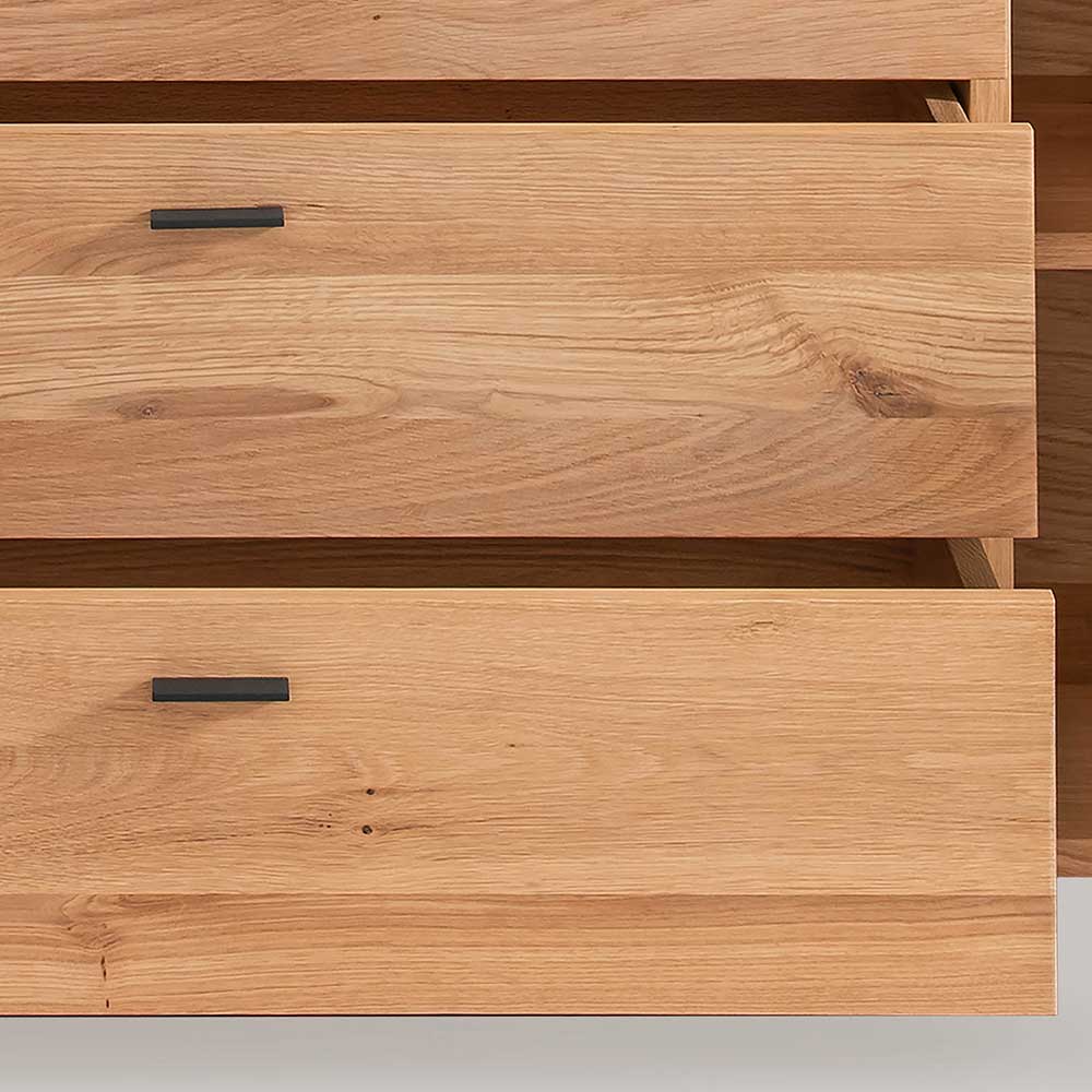 Industrial Sideboard aus Wildeiche Massivholz - Manarola