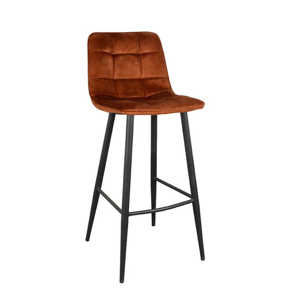 Skandi Barstühle mit 78 cm Sitzhöhe - Gannices (2er Set)