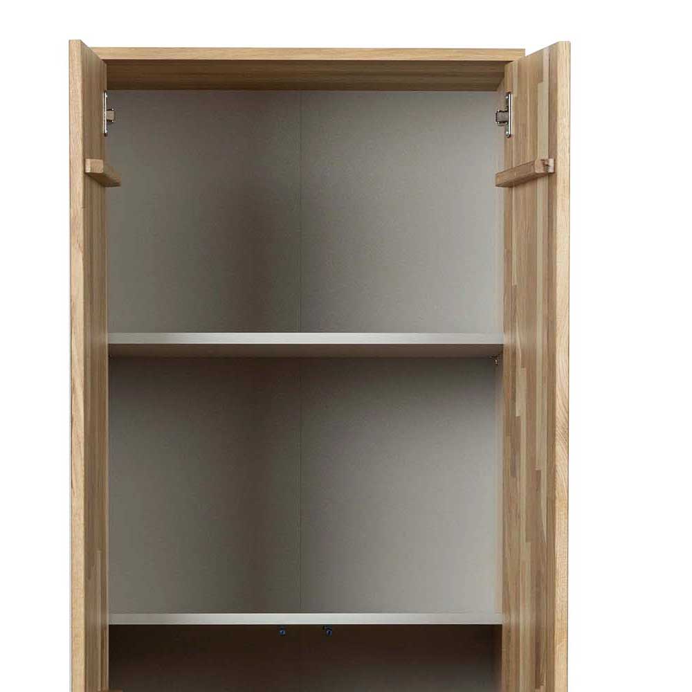 2-türiger Schrank in Eiche & Schwarz - Banyo
