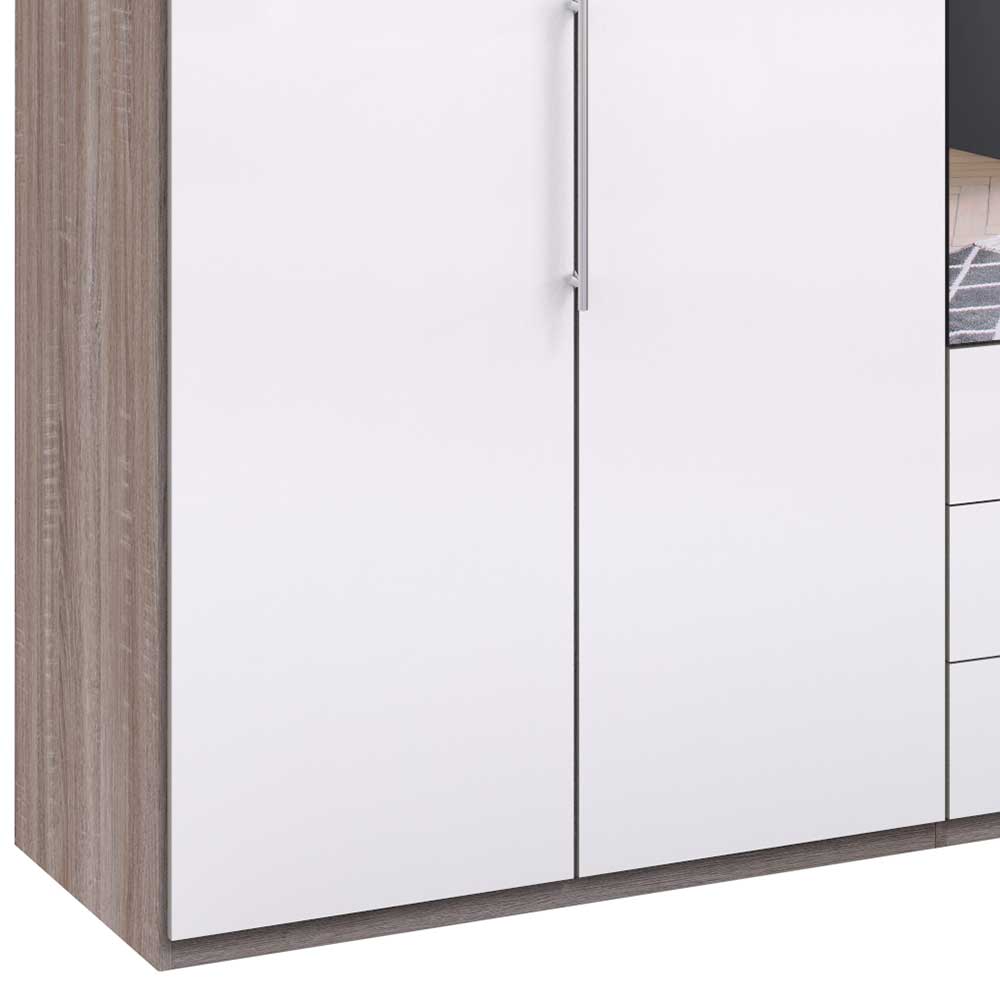 Schlafzimmer Falttüren-Schrank mit Spiegel - Empresian