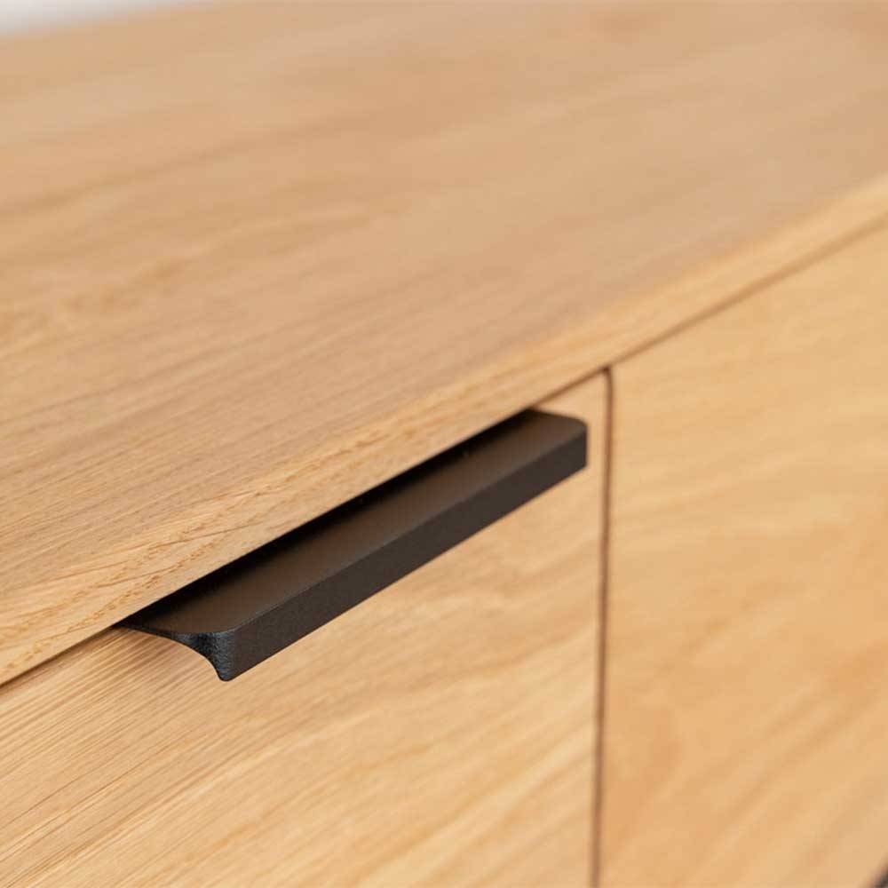 Eichenholz Sideboard mit Hirnholz Applikation - Deruta