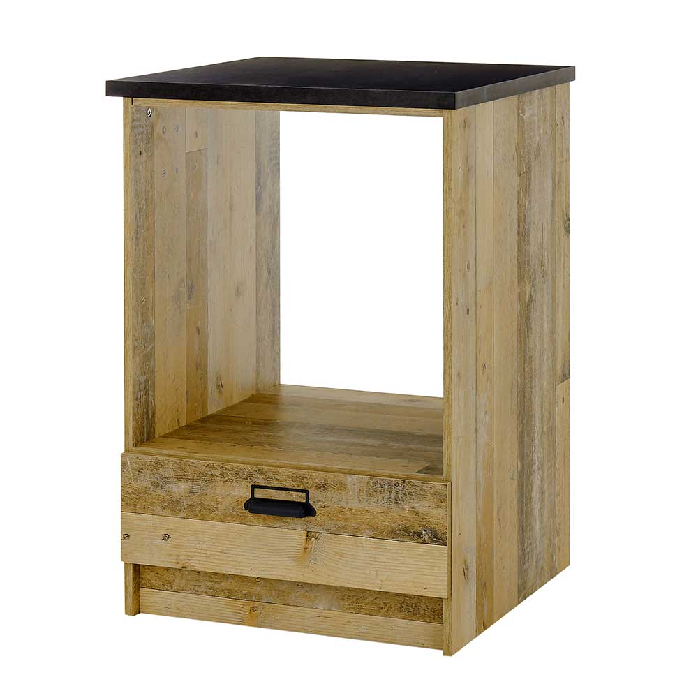 Herdumbau-Schrank in Altholz Optik - Garisa