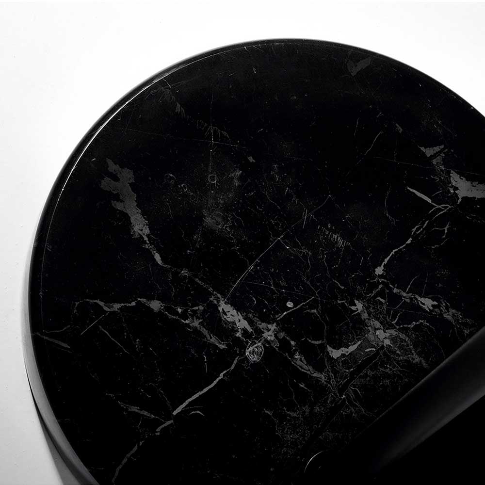 Design Bogenleuchte in Schwarz - Lurena
