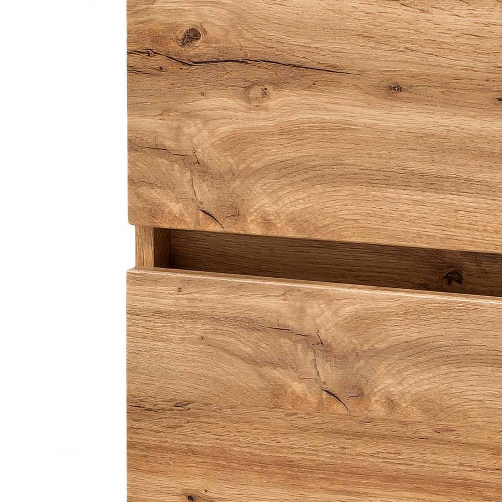 Midi Badschrank in Holzoptik Wildeiche - Drumias