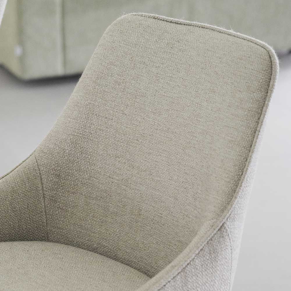 Drehbare Barstühle in Beige - Taja (2er Set)