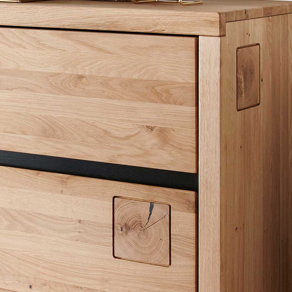 120x85x40 Moderne Kombi-Kommode auf Sockel - Embleys