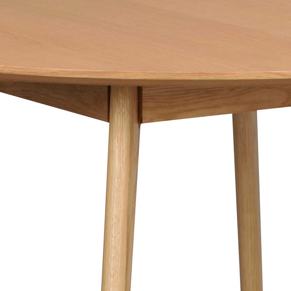 115cm runder Esstisch im Retro Design - Adunia