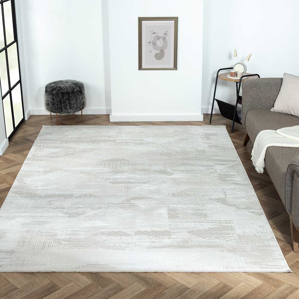 Moderner Teppich in Creme & Beige - gemustert - Sophia