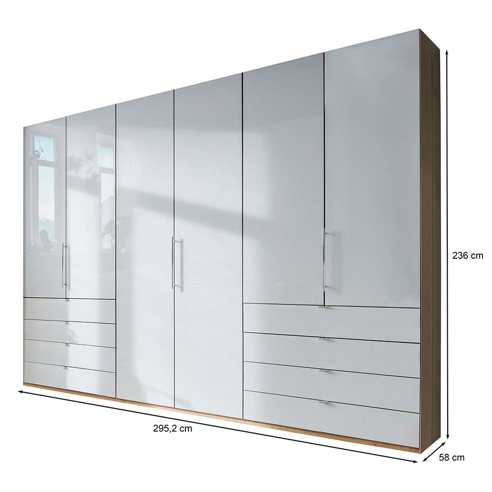 Moderner Schlafzimmerschrank 300 cm breit - Nuetran