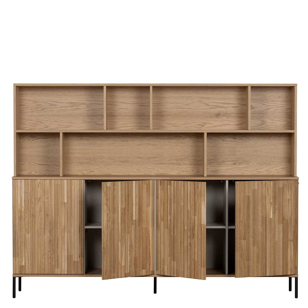 Wohnzimmerschrank mit 4 Türen & 7 Fächern - Cegrada