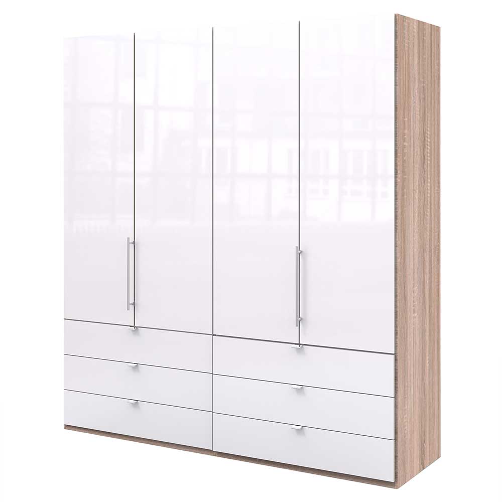Kompakter Schlafzimmerschrank 200cm breit - Bosays
