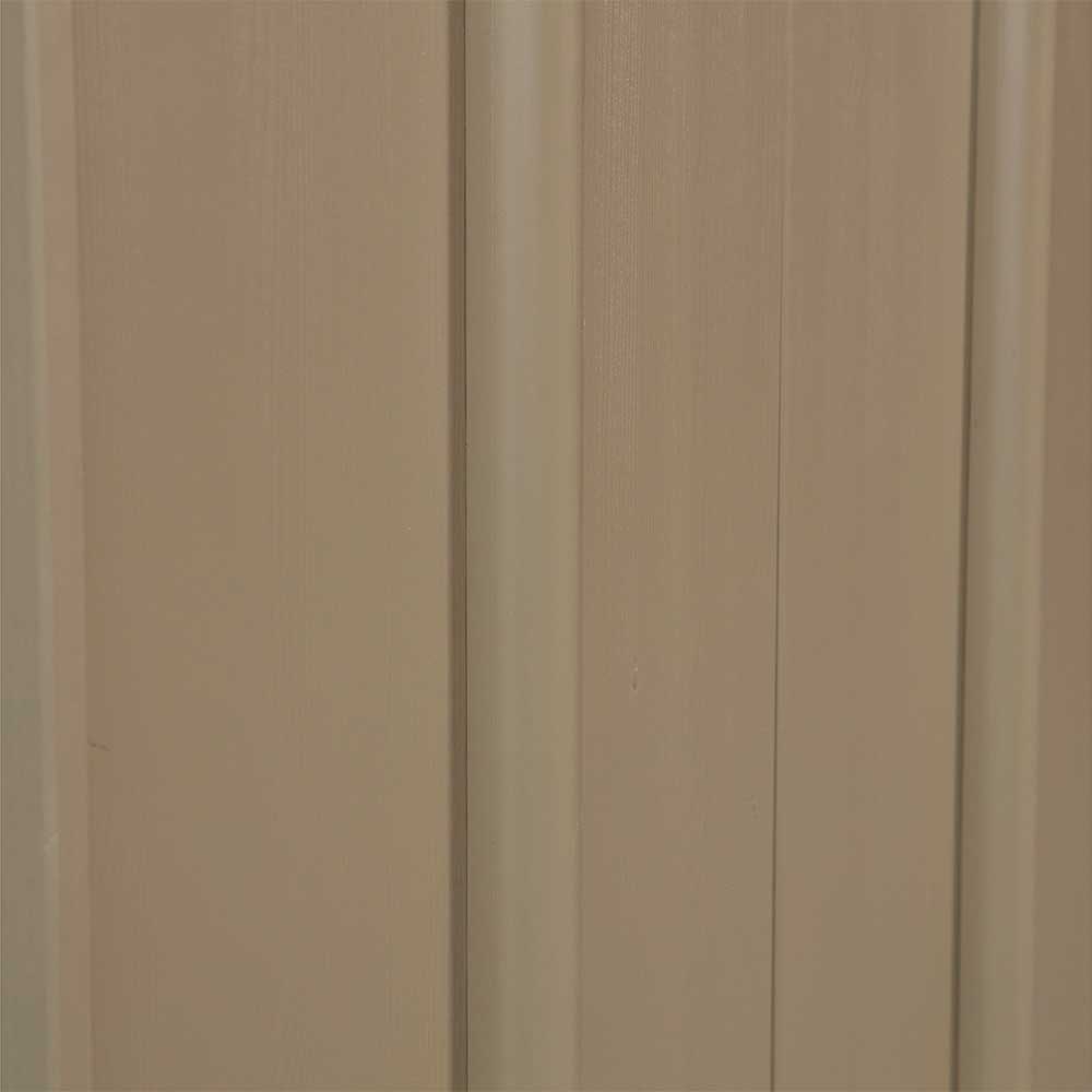 Detailansicht der schlammfarbenen Sideboardtür mit Holzstruktur und vertikalen Rillen – Litinka