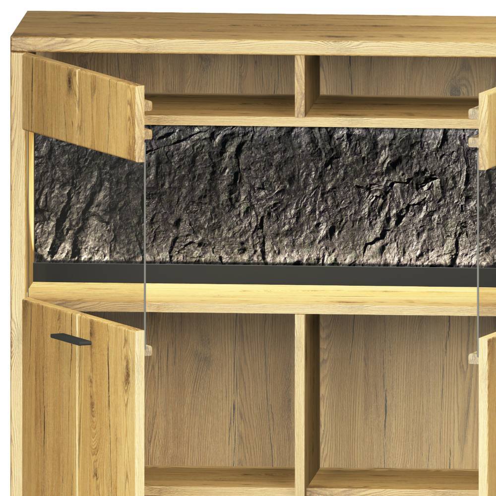 Design TV-Wohnwand Kombi - Friburgo (dreiteilig)
