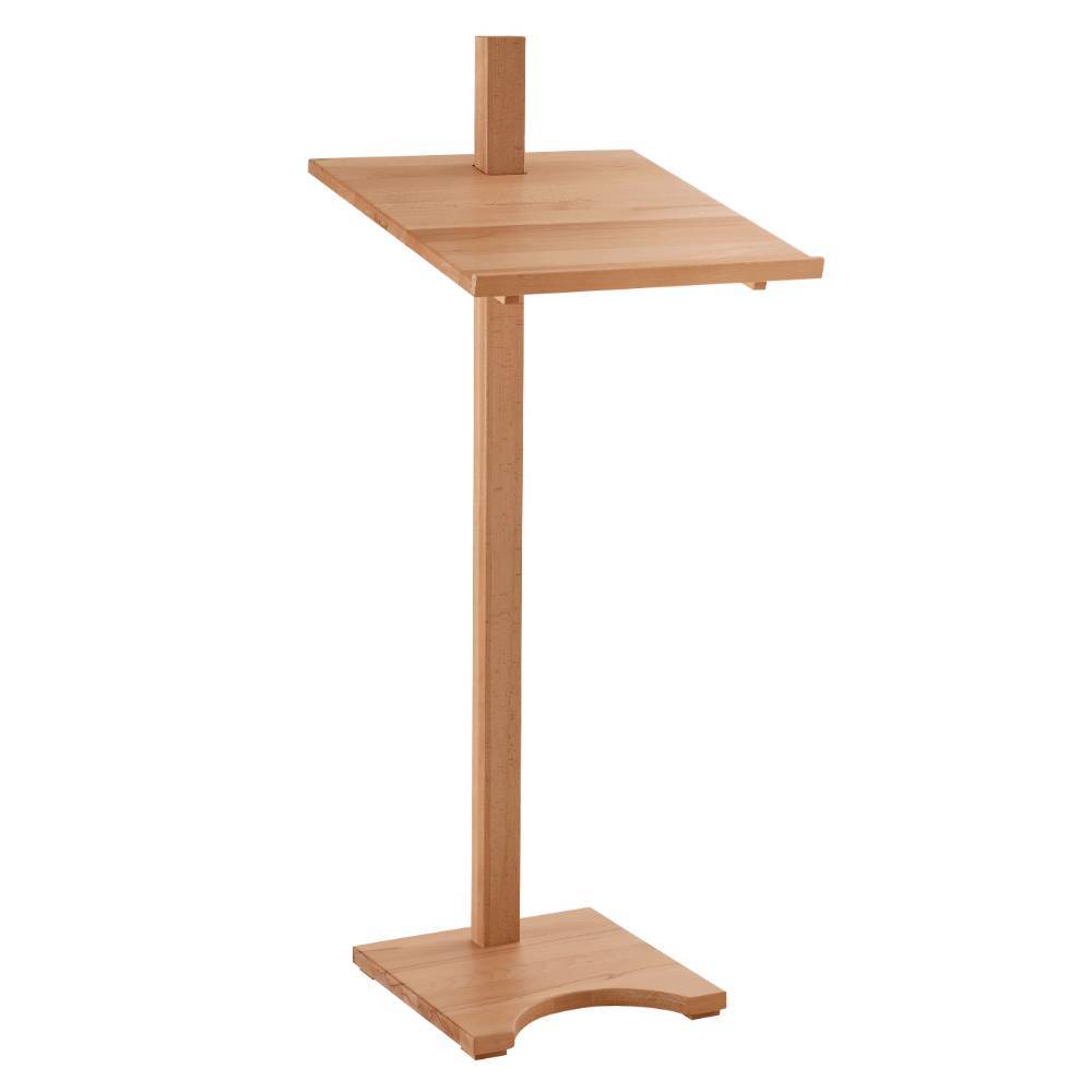 Komplettes Massivholz-Stehpult aus geölter Buche für ergonomisches Arbeiten – Radulyn