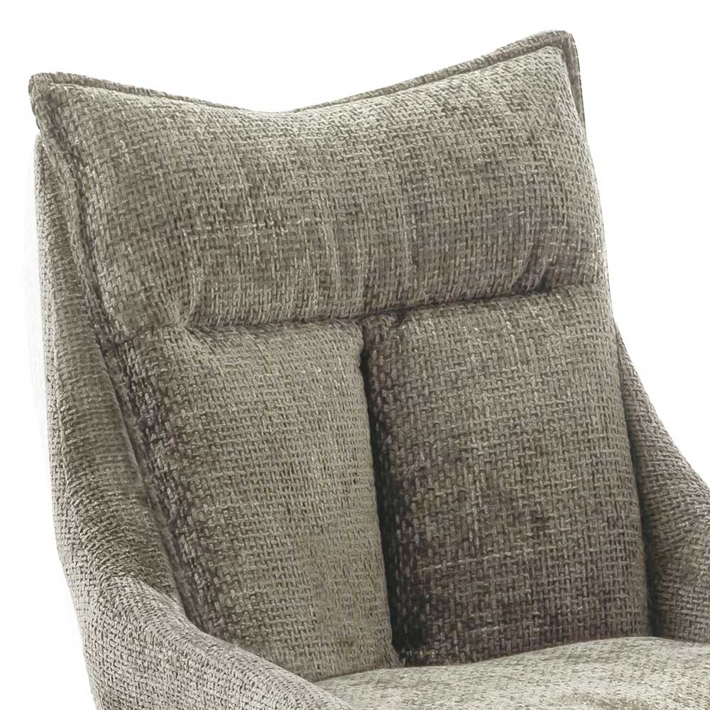 Strukturstoff Stuhl mit Drehgestell - Fridamo (2er Set)