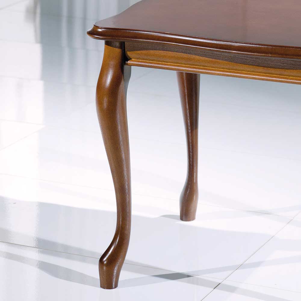 Nussbaum Furnier Beistelltisch Luvretto italienisches Design