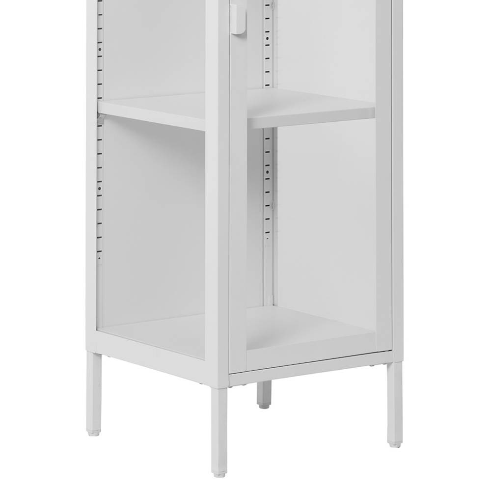 Weiße Vitrine aus Stahl - Sancrez