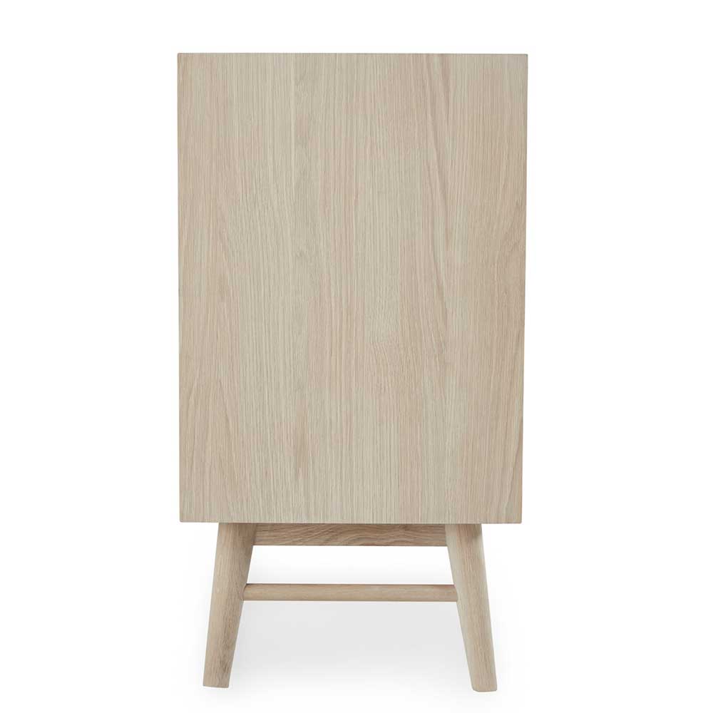 Skandi Sideboard in Eiche Weiß - Lametla
