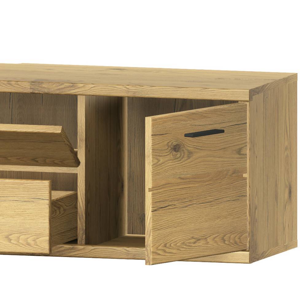 Wohnzimmer TV-Anbauwand Set - Friburgo (dreiteilig)