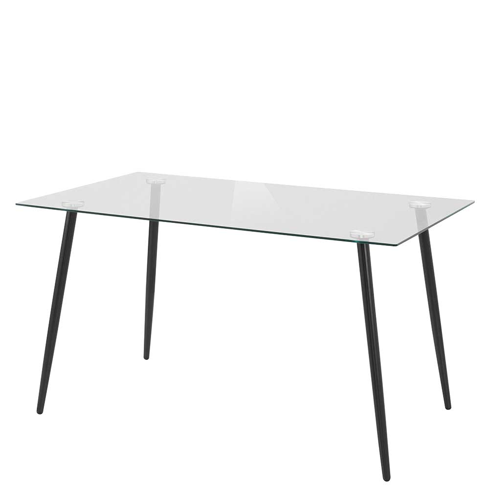 140x80 cm Esszimmer Glastisch günstig - Conpact