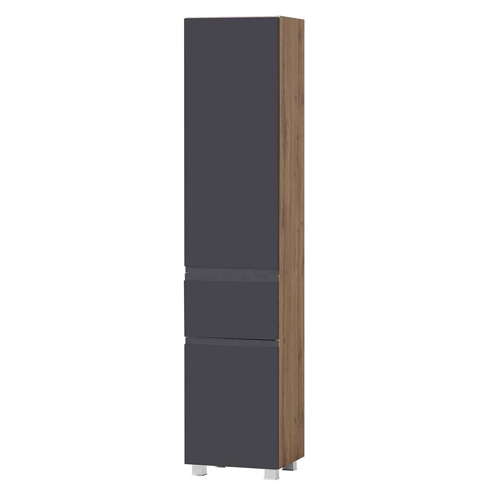 Badezimmer Waschplatz und Hochschrank - Jambi II (dreiteilig)