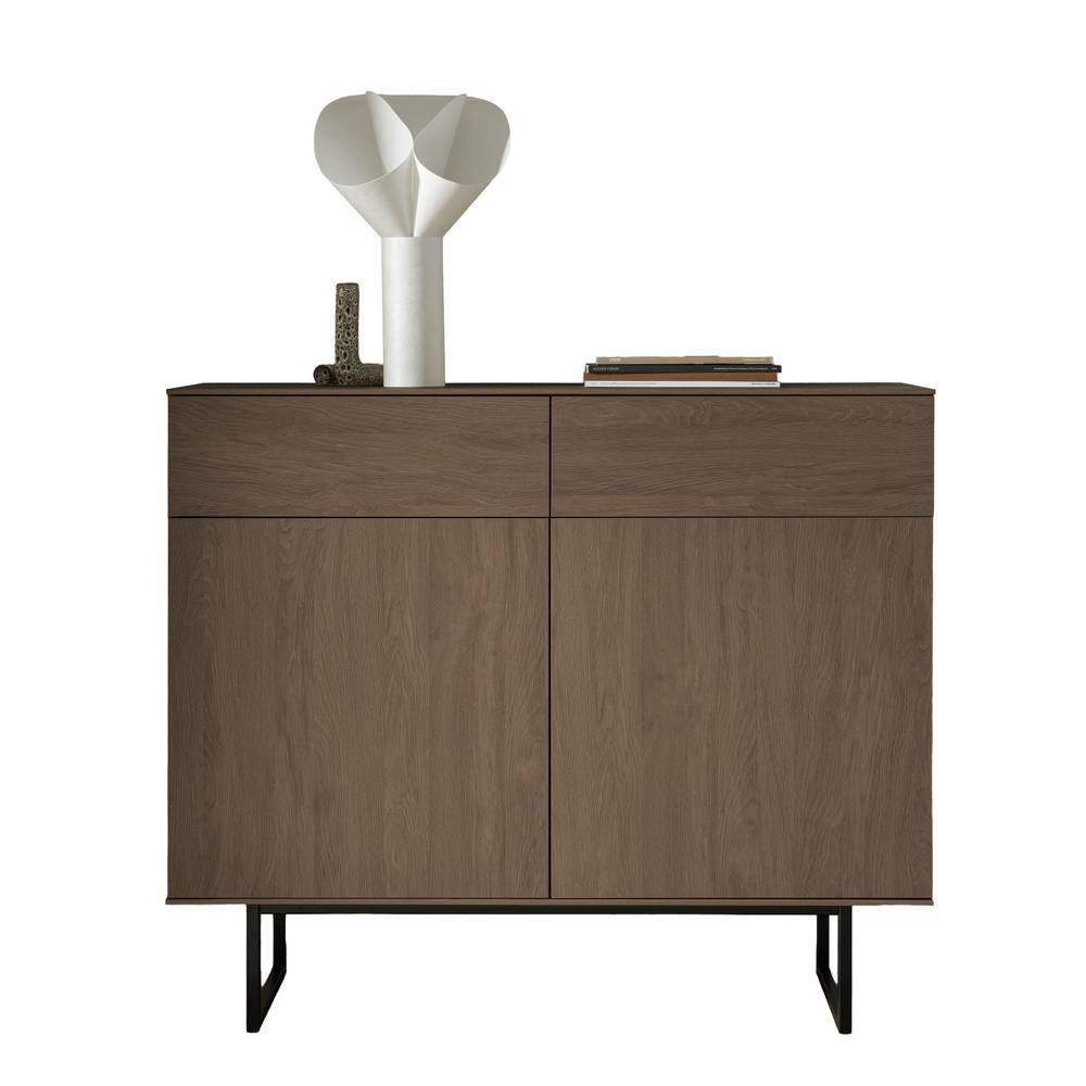 Kombi-Kommode in Nussbaum Optik - Julado