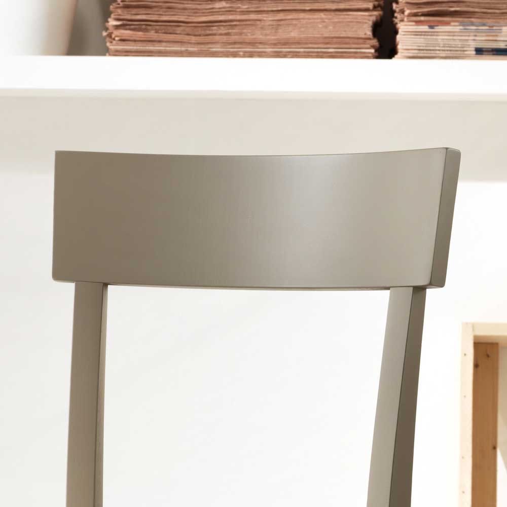 Küchenstuhl Zenca in Taupe (2er Set)
