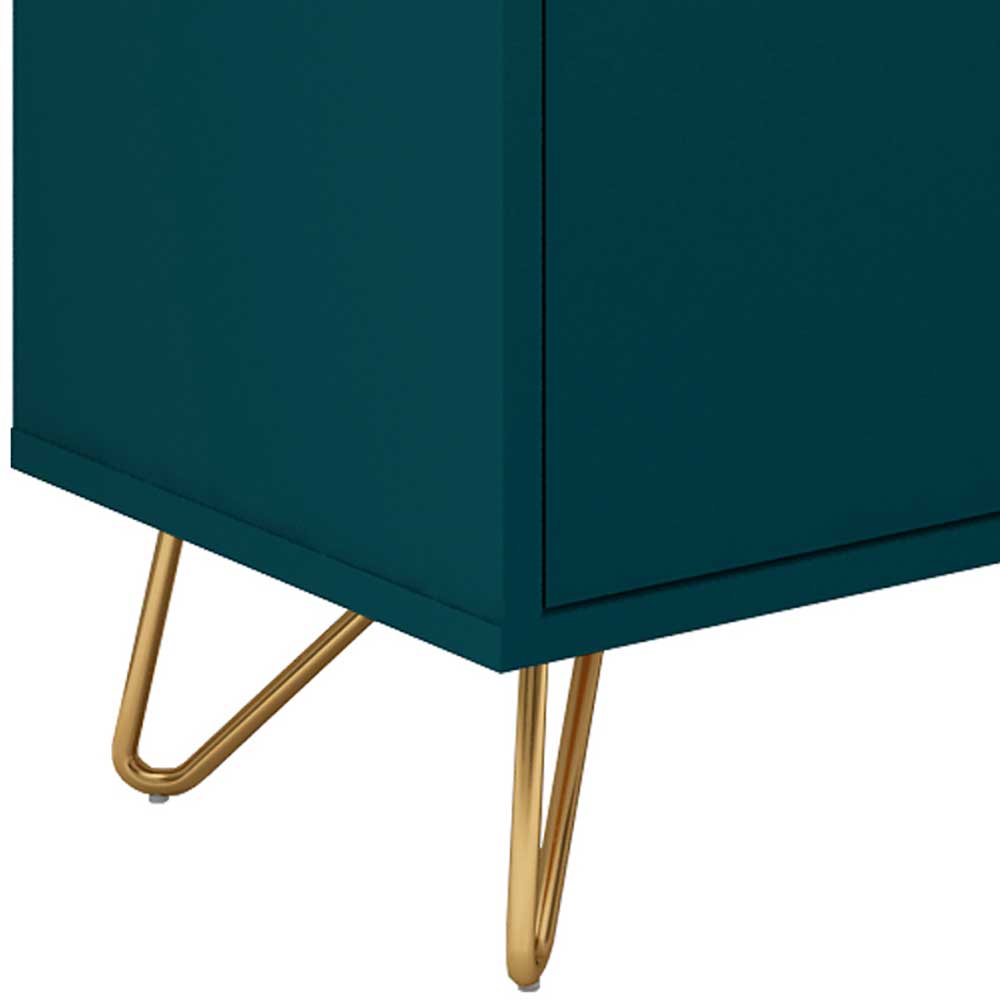 150x70x40 Sideboard in Petrol mit Hairpin Legs - Addictet