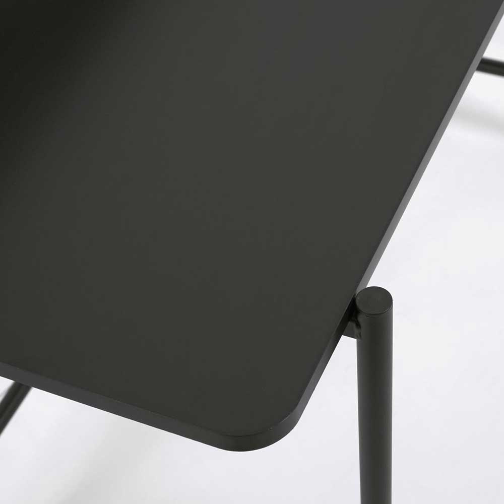 Schreibtisch aus Metall in Schwarz - Andjes