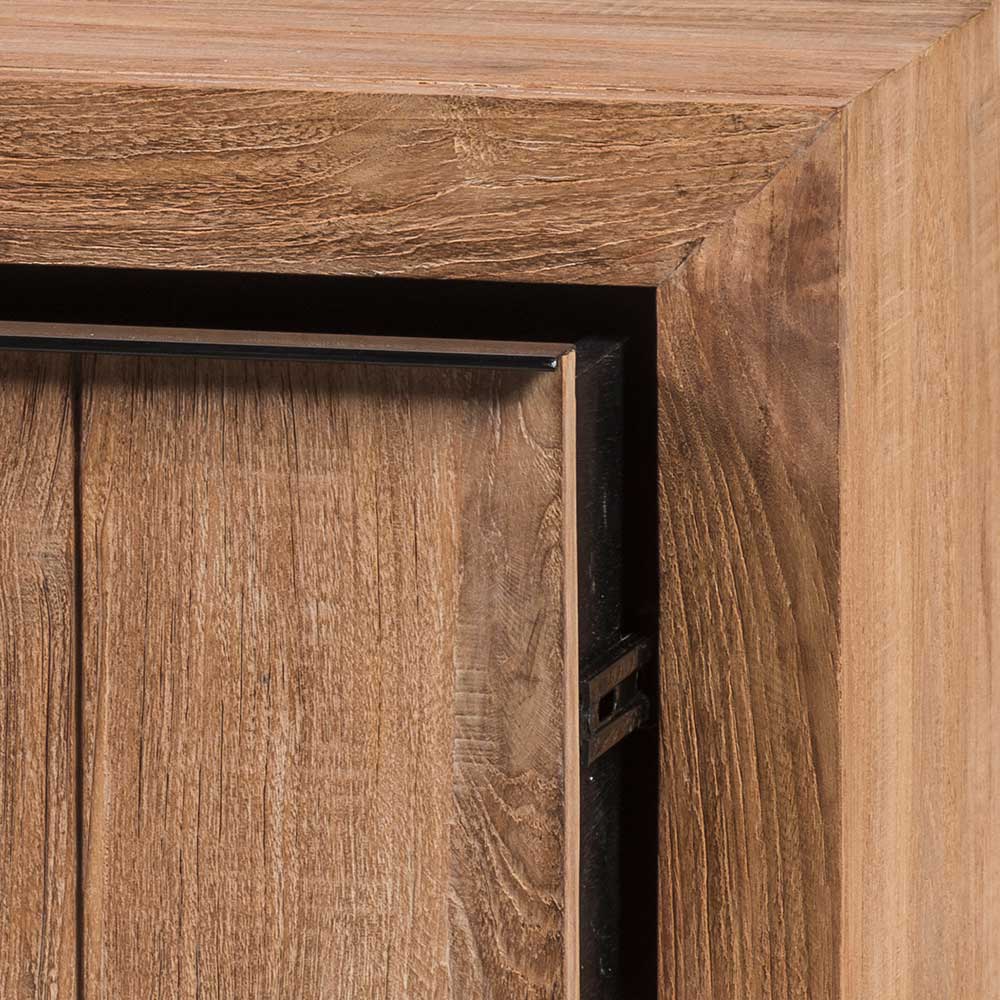 Teak Couchtisch auf Sockelgestell - Myons