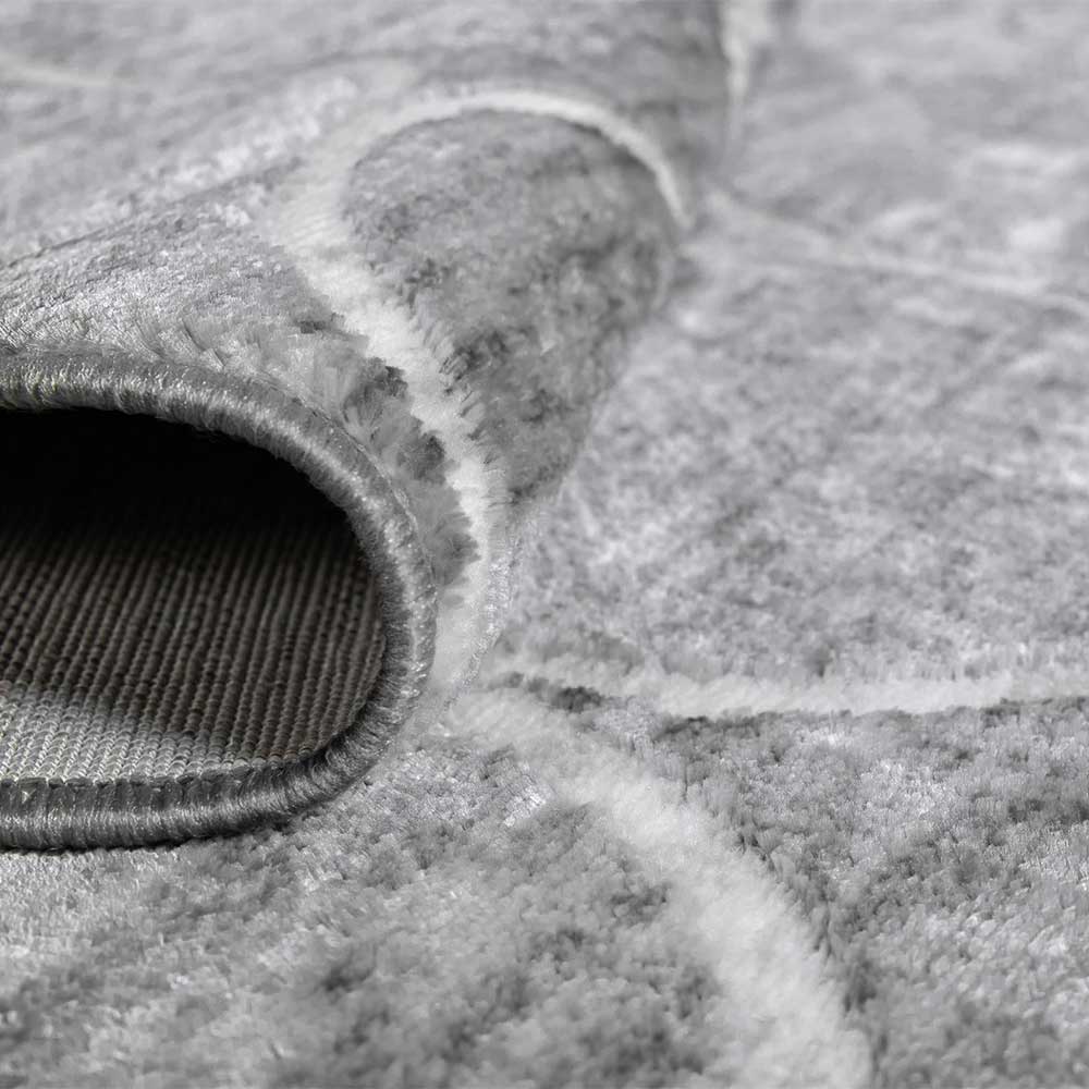 Kurzflor Teppich mit geometrischem Muster - Wevera