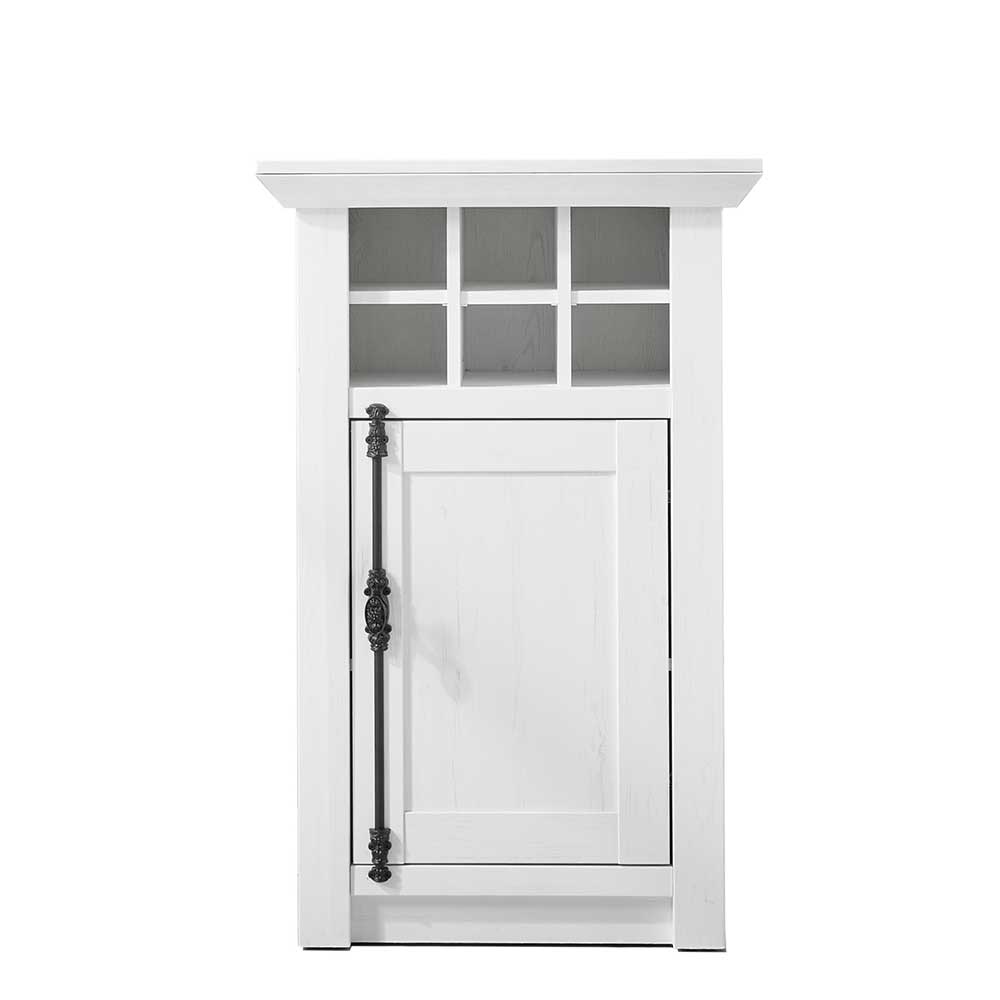 63x100 Landhaus Schrank mit Flaschenfach - Chelles
