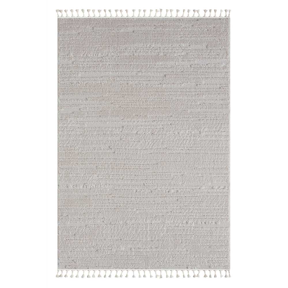 Teppich in Creme mit Kurzflor - Brayan