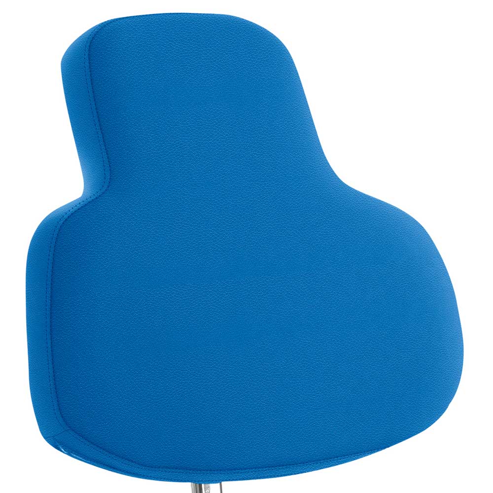 Office Drehstuhl in Blau Kunstleder - Marocana